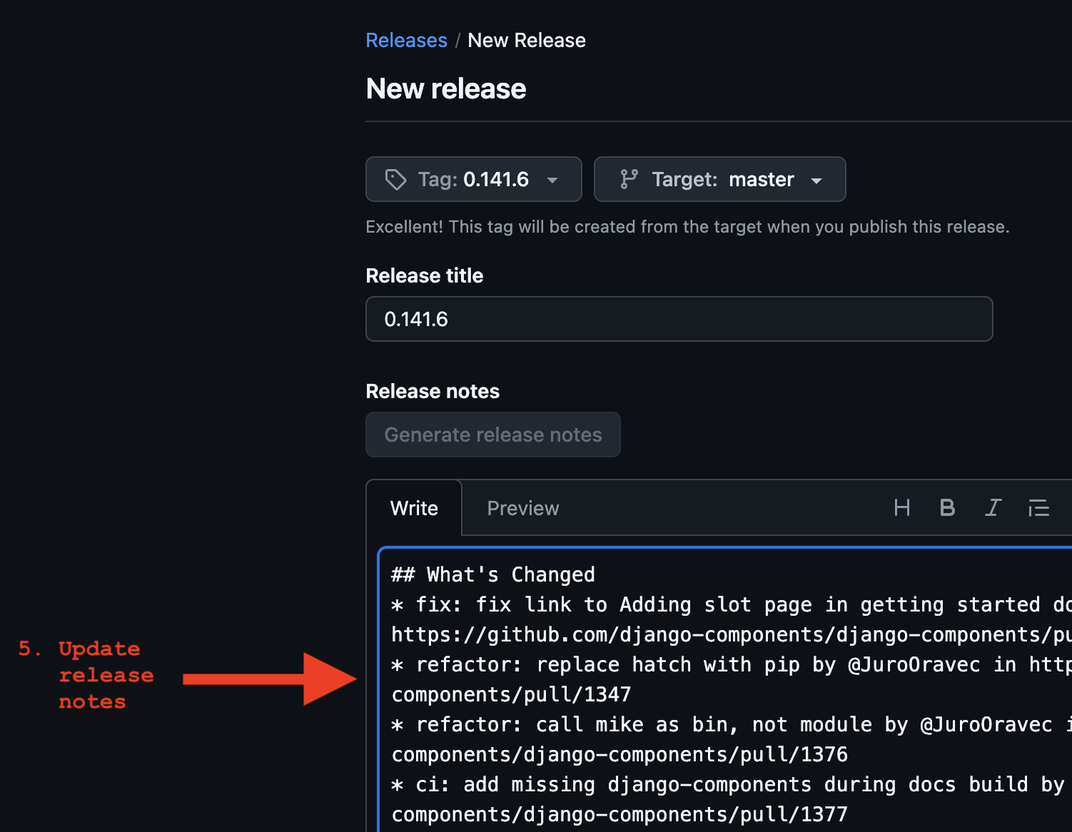 Github UI release part 3
